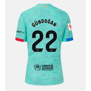 Barcelona Ilkay Gundogan #22 Koszulka Trzecich 2023-24 Krótki Rękaw